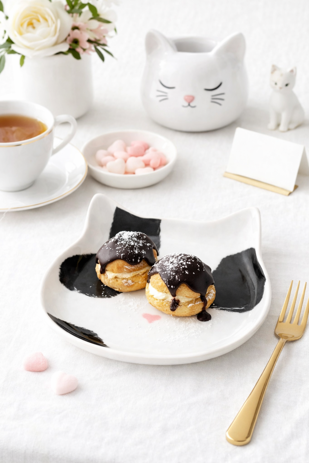 Cat Series ✧ Cow Cat Ceramic Plate