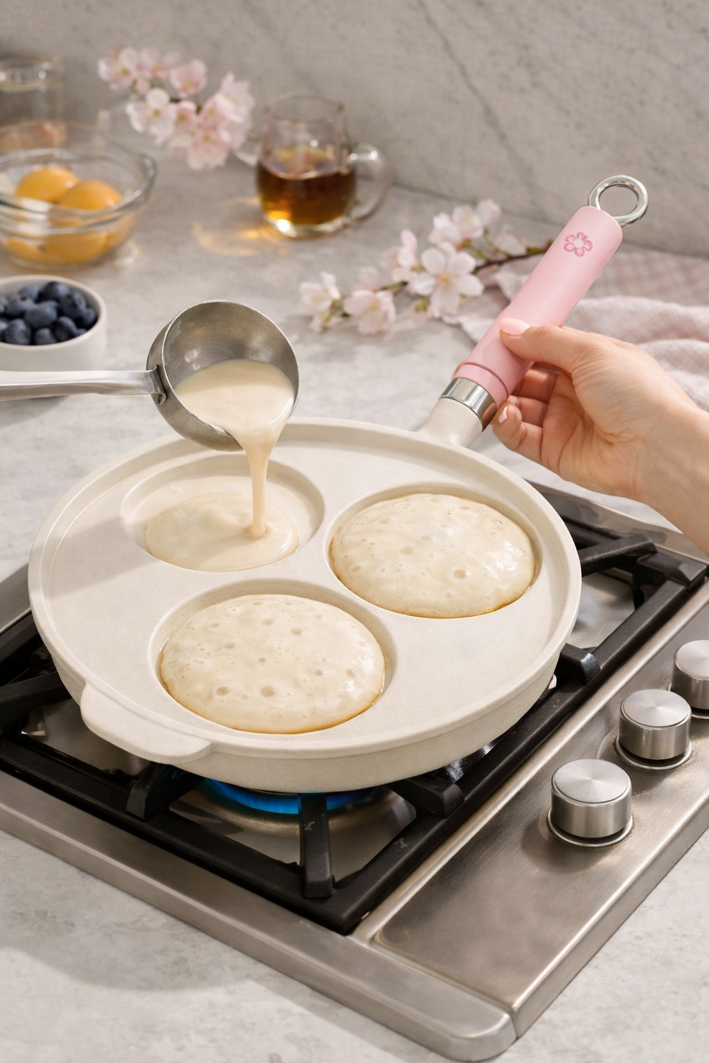 3-Slot Sakura Pan